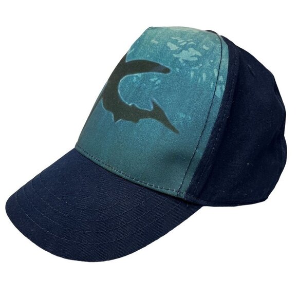 Gymboree Baseball Hat Cap Boys L Blue Great White Shark Snapback Adjusta… - Picture 3 of 8